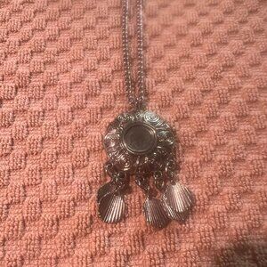 Long Silver Colored Necklace